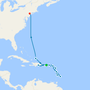 Caribbean from San Juan to New York