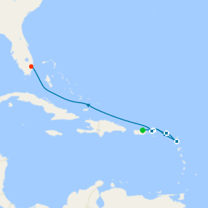 Eastern Caribbean Charms from San Juan to Fort Lauderdale