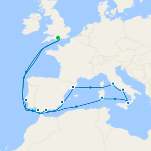 Italy, Spain & Portugal from Southampton