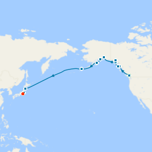 Alaska & Japan Cruise: Ketchikan, Hubbard Glacier & Miyako with Vancouver and Tokyo Stays