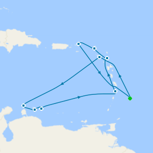 Caribbean Grand Tour from Barbados | Manchester Flights Included |