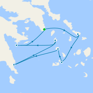 The Cyclades from Athens