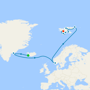 In the Ice of the Arctic, from Reykjavik to Svalbard