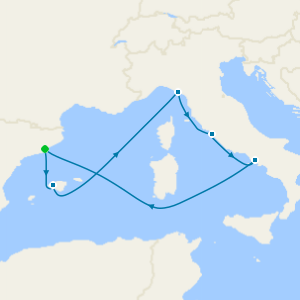 Western Mediterranean from Barcelona