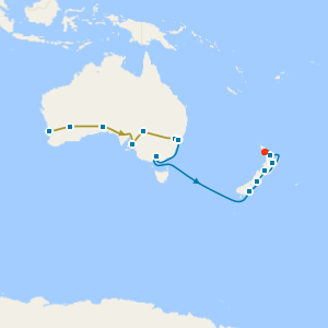 4Nts Indian Pacific Rail & New Zealand fr. Sydney to Auckland with Stay