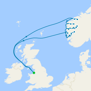 Fjords, Mountains & Glaciers of Norway from Liverpool