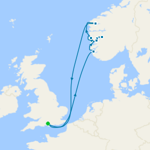Scenic Norwegian Fjords from Southampton