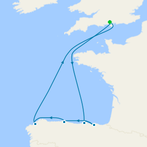 Regions of Northern Spain from Southampton