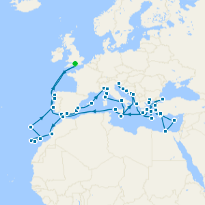 Mediterranean Grand Voyage from Southampton
