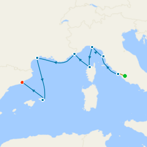 Italian Riviera, French Coast & Balearics from Rome to Barcelona with Luxury Stays.