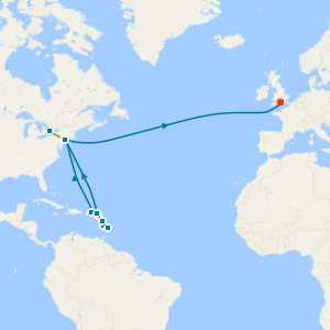 Niagara Falls & Transatlantic Crossing & Eastern Caribbean from New York with Stays