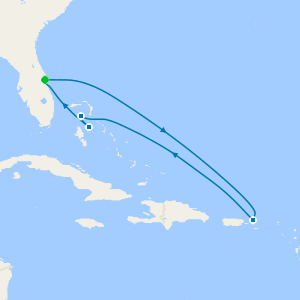 Eastern Caribbean from Port Canaveral
