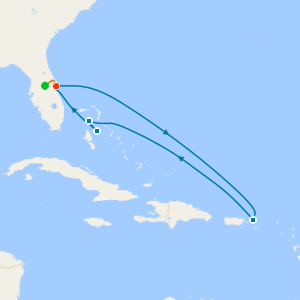 Eastern Caribbean with Orlando Stay