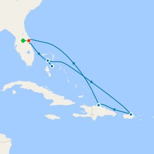 Eastern Caribbean with Orlando Stay