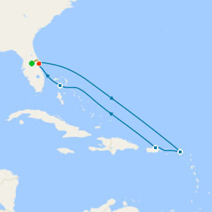 Eastern Caribbean with Orlando Stay