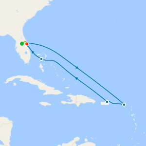 Eastern Caribbean with Orlando Stay