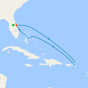 Eastern Caribbean with Orlando Stay