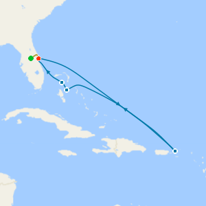 Eastern Caribbean from Orlando with 7nt Stay and Car Hire