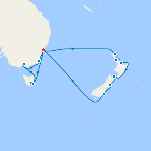 Sydney, New Zealand, Tasmania & Melbourne with Stay