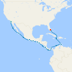 Panama Canal with San Diego & Miami Beach Stays