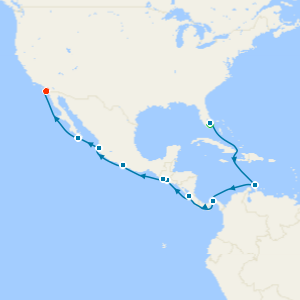 Panama Canal with Miami Beach & San Diego Stays