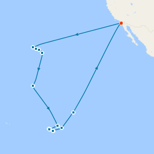 Legendary Hawaii, Tahiti & Marquesas from San Diego with Stay