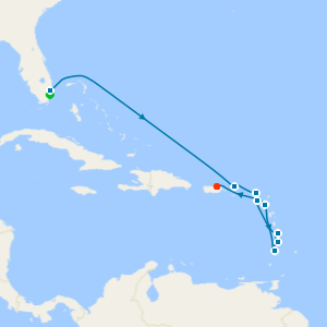 Caribbean from Ft. Lauderdale to San Juan with Luxury Stays