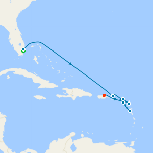 Caribbean from Ft. Lauderdale to San Juan with Luxury Stays 