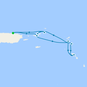 The Virgin Islands from San Juan