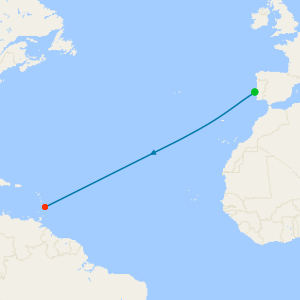 Ocean Crossing from Lisbon to Bridgetown