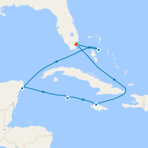 Western Caribbean from Miami with Stay