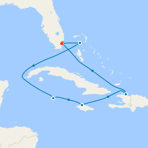 Western Caribbean from Miami with Stay