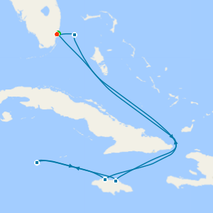 Western Caribbean from Miami with Stay