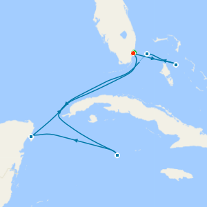 Western Caribbean from Miami with Stay