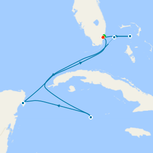 Western Caribbean from Miami with Stay