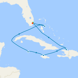 Western Caribbean from Miami with Stay