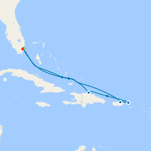 Eastern Caribbean from Miami with Stay