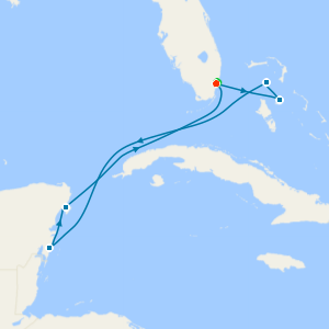 Western Caribbean from Miami with Stay