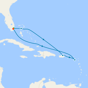 Eastern Caribbean from Miami with Stay