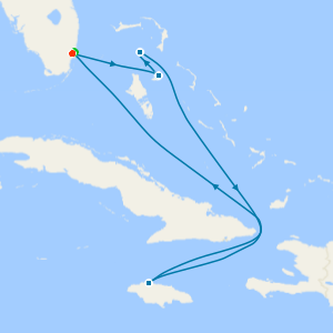 Western Caribbean from Miami with Stay