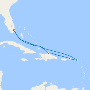 Eastern Caribbean from Miami with Stay