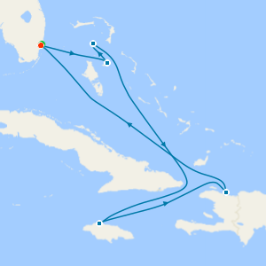 Western Caribbean from Miami with Stay