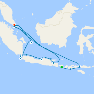 Indonesian Temples & Volcanoes from Bali