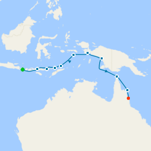 Tropical Odyssey between North East Australia and Indonesia from Cairns