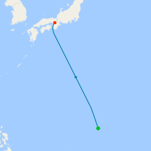 Ocean Voyage from Guam to Osaka