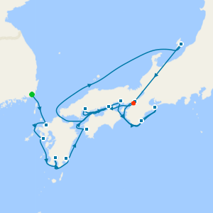 Authentic Japan from Busan to Osaka