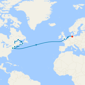 Transatlantic Crossing, New England & Canada from New York