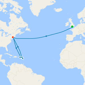 Transatlantic Crossing & Eastern Caribbean from Southampton