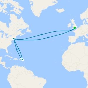 Transatlantic Crossing & Eastern Caribbean from Southampton