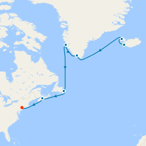 Iceland & Greenland to NYC from Reykjavik with Stay